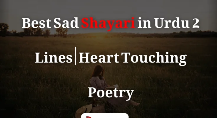 Sad Shayari in Urdu 2 Lines – Heart Touching Poetry Collection
