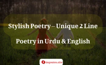Stylish Poetry in Urdu and English