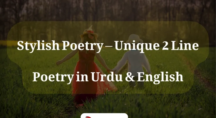 Stylish Poetry in Urdu and English