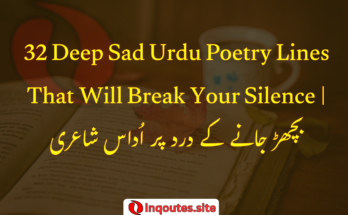 Sad Urdu poetry line about heartbreak
