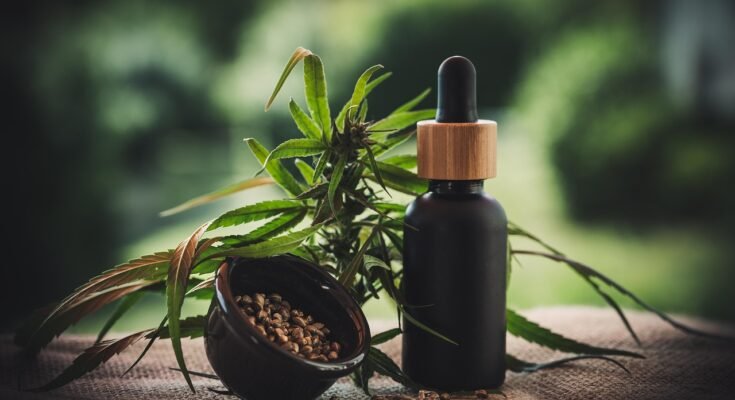 A traditional herbal store in Lahore with shelves of herbal medicine and a shopkeeper preparing remedies.