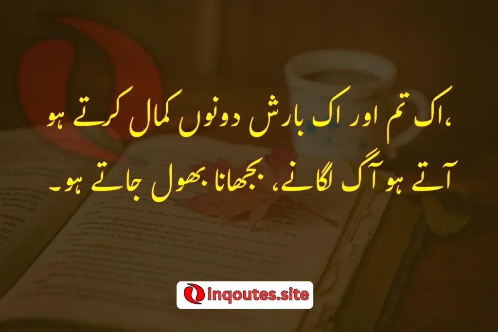 Rain-Filled Emotions Captured in Two Lines