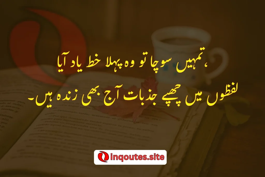 Lonely figure under streetlight with deep Urdu shayari beside