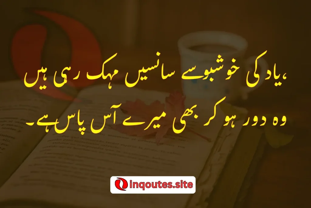 A romantic couple reading Urdu poetry under a sunset sky