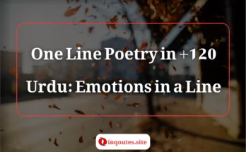 Best one line poetry in Urdu for status