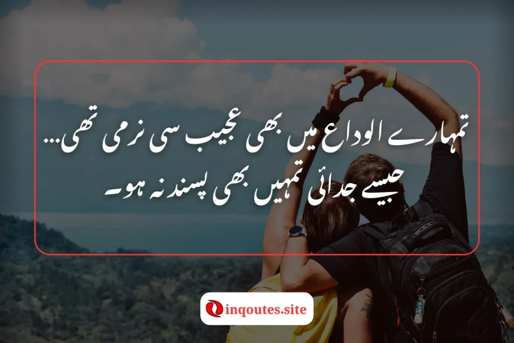 Tumhare alvida mein bhi ajeeb si narmi thi…