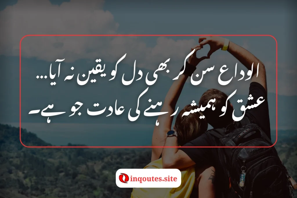 Alvida sun kar bhi dil ko yaqeen na aaya…