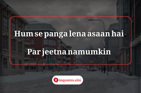 Royal Attitude shayari